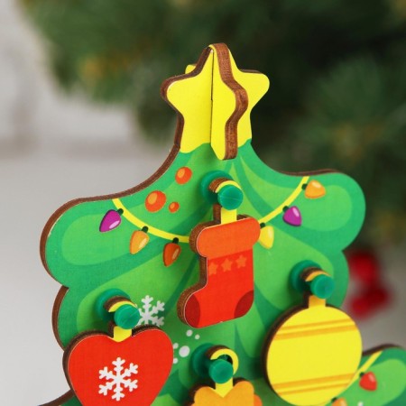 New Year's developing toy "New Year! Christmas tree "elegant 15 x 20 cm-2