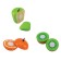 Game set "Fruit for cleaning and cutting", 5 pieces