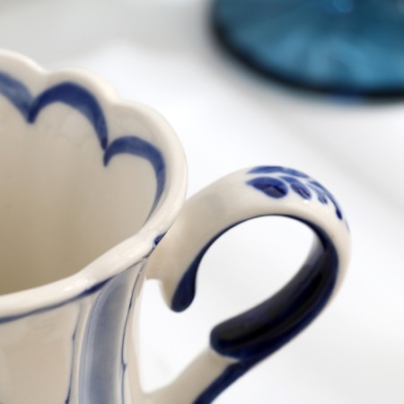 Coffee mug, height 9 cm, volume of 160 ml, gzhel-3