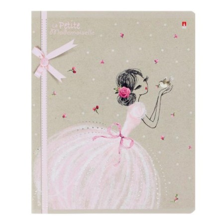 Notebook of 48 sheets in the cage "Romantic mood", cover coated cardboard, selective varnish, foil, kongrev, mix-2
