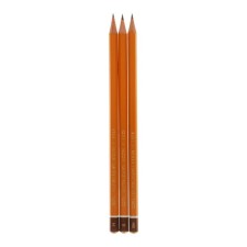 A set of pencils of black-grade 3 pieces of Koh-I-Noor 1500/3, HB, B, H, in the package