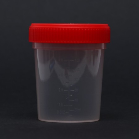 The container is sterile, in individual packaging, 120 ml