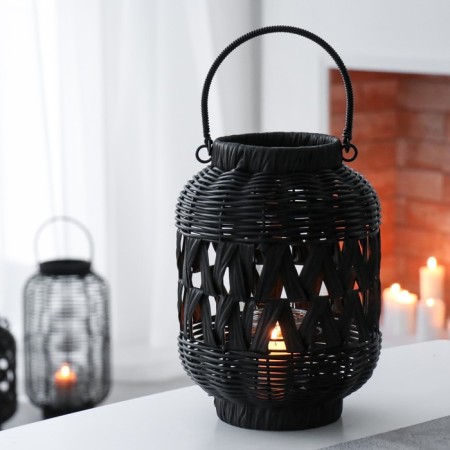 Climber Plastic "Flashlight. Basket" black 30x21x21 cm-6
