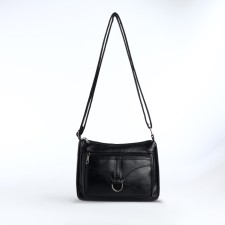 Women's bag with lightning, black color