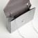 Female bag on a magnet, silver color