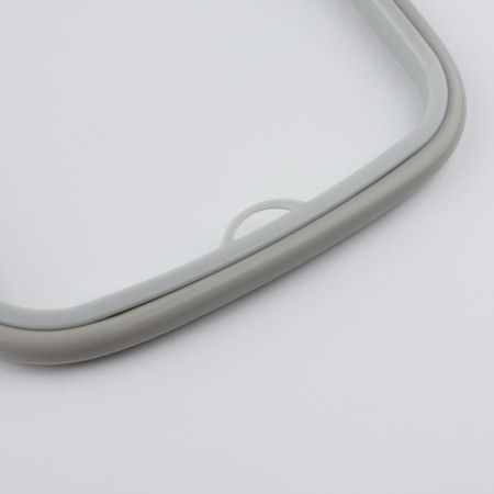 Embroidery hoops, flexible rectangle, 22 × 18 cm, gray color-1