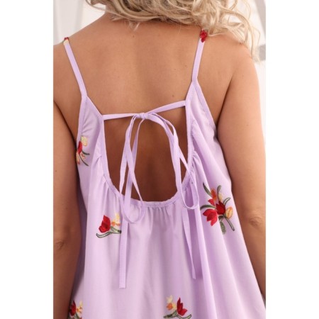 Women's dress, size 52, lilac color-11
