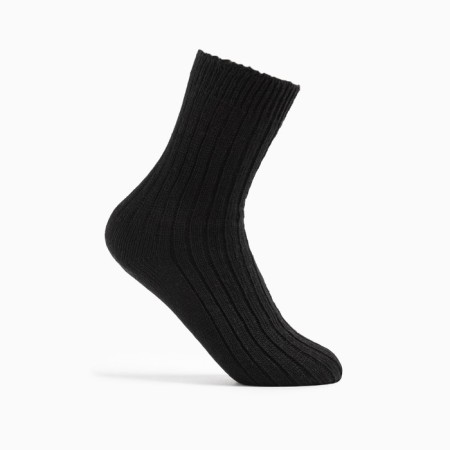 Warm socks, black color, size 27
