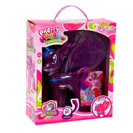 Pony "Beauty" with wings, sound, light, mix-4