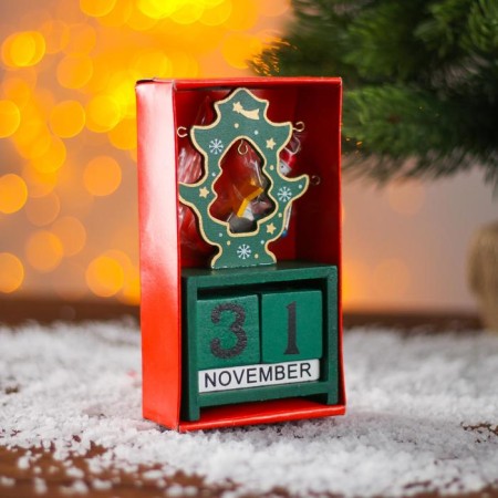 Eternal calendar "Christmas tree" 16 × 10.5 × 3 cm mix-4