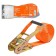 Airline cargo fastening belt, with a ratchet, ring 2 tons, 4.5 m