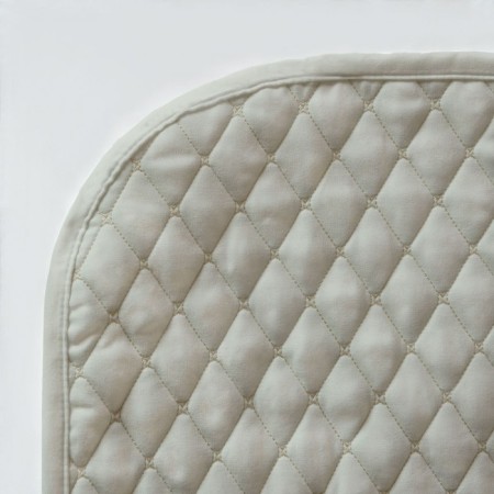 Bedspread with pillowcases "Tina", size 160x230 cm, white color-3