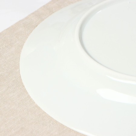 Porcelain plate "Marquise", D = 24 cm, white-2
