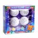 New Year's set for creativity. Christmas balls for coloring "Happy New Year", paints, 4 pcs