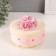 Musical Mechanical Monkey Casket "Delicate Roses" Milk 12x13.5x10.5 cm
