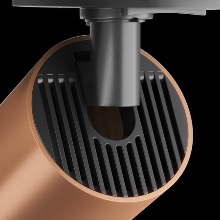 TREE TRECHNICAL TR020-1 -U10-BC, 1x10W, 12.5x8.2x12.5 cm, GU10, black color and matte copper-2