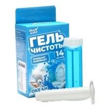 Gel freshener for the toilet with a dispenser, ocean, 80 g