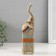 Souvenir Polystone "Gray Elephant upward" 4.4x5.2x22 cm