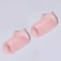 Socks for pedicure, silicone, size S, pink color