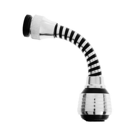 Zein Z3602 aerator, rotary, on a hinge, flexible, 2 modes, chrome/black-7