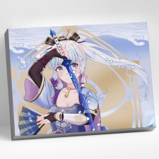 Картина по номерам 30 × 40 см «Геншин» «Аяка» 23 цвета