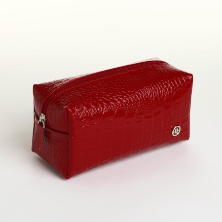 Lightning cosmetic bag, Textura, red color-3