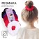 Hair elastic band 9 cm, Minnie mouse color mix