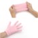 Gloves gel, moisturizing, One size, in a bag, pink color