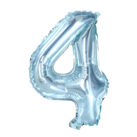 Foil ball 16 "Set 0-9", Mix colors-6
