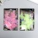 Plastic sticker phosphorus "butterflies" set 10 pcs 5.2x7.5 cm mix