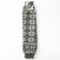 Women's woolen hetras "White snowflake", dark gray color