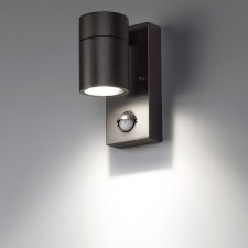 Фасадный светильник Arte Lamp Mistero A3322AL-1BK, GU10, 35 Вт, 7х11х15 см, чёрный