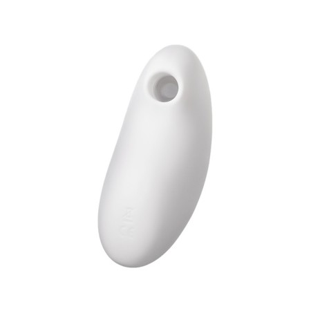 Vacuum-wave contactless stimulator of the Satiffyer Vulva Lover 2 clitoris, silicone, white color-8