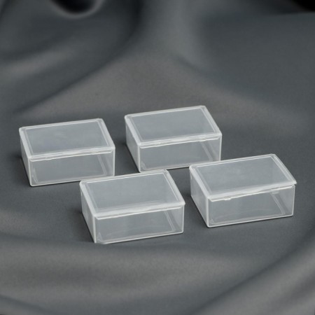 Containers for storing little things, 5.4 × 4.3 × 2.3 cm, 4 pcs, the color is transparent-1