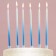 Candles in the cake "On your special day", blue, 6 pcs.