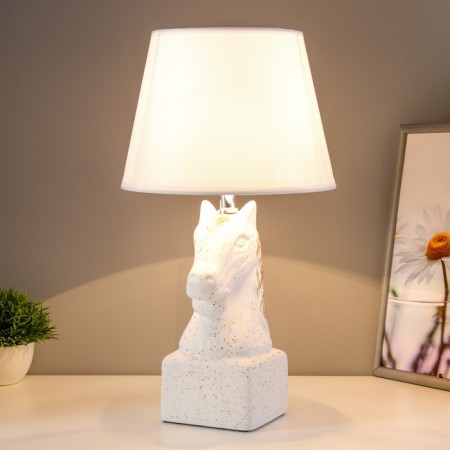 Horse table lamp E14 40W white 22x22x41 cm Risalux-1