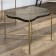 Sigryd coffee table, 540 × 390 × 400 mm, transparent / gold color
