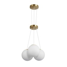 Lumber of the Office Economic light 10274/3GD WT, 3x40W, E27, 75x27x27 cm, gold color