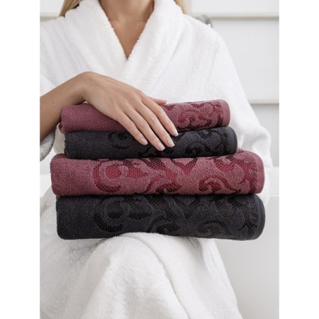A set of terry towels Blueberry Pie, size 50x80 cm-2 pcs, 70x130 cm-2 pcs, multicolor-22