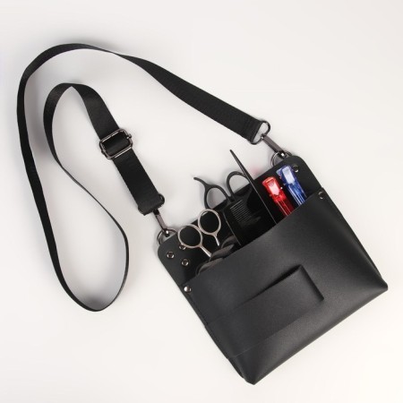 Bag for a master 19 × 18.5 cm, belt length 105 cm, black color-2