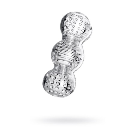 Masturbator Unrealistic Lingam byfa Rashmi, TPE, Transparent, 15.5 cm