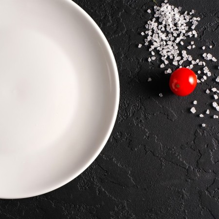 Plate porcelain dining shares White Label, d = 20 cm, white color-5
