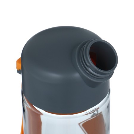 Water bottle, 550 ml, 22.5 x 6.7 cm, sieve, white-1