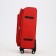 Small suitcase 24 "on lightning, code castle, with extension, red color