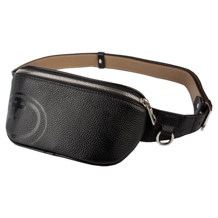 Waist bag, lightning department, adjustable belt, black color