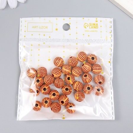 Beads for creativity Plastic "Ethno. Dolki" set of 20 g 1.1x1.1x1 cm-4