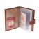 Cover for documents, genuine leather, brown color