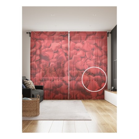 Photo "openwork hearts", size 145x265 cm, 2 pcs
