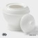 Serving set Magistro Argos, 2 items: milkman 300 ml, sugar tower 300 ml, white color