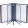 Demosystem Wall A4 OfficePace with 10 panels, black 359489